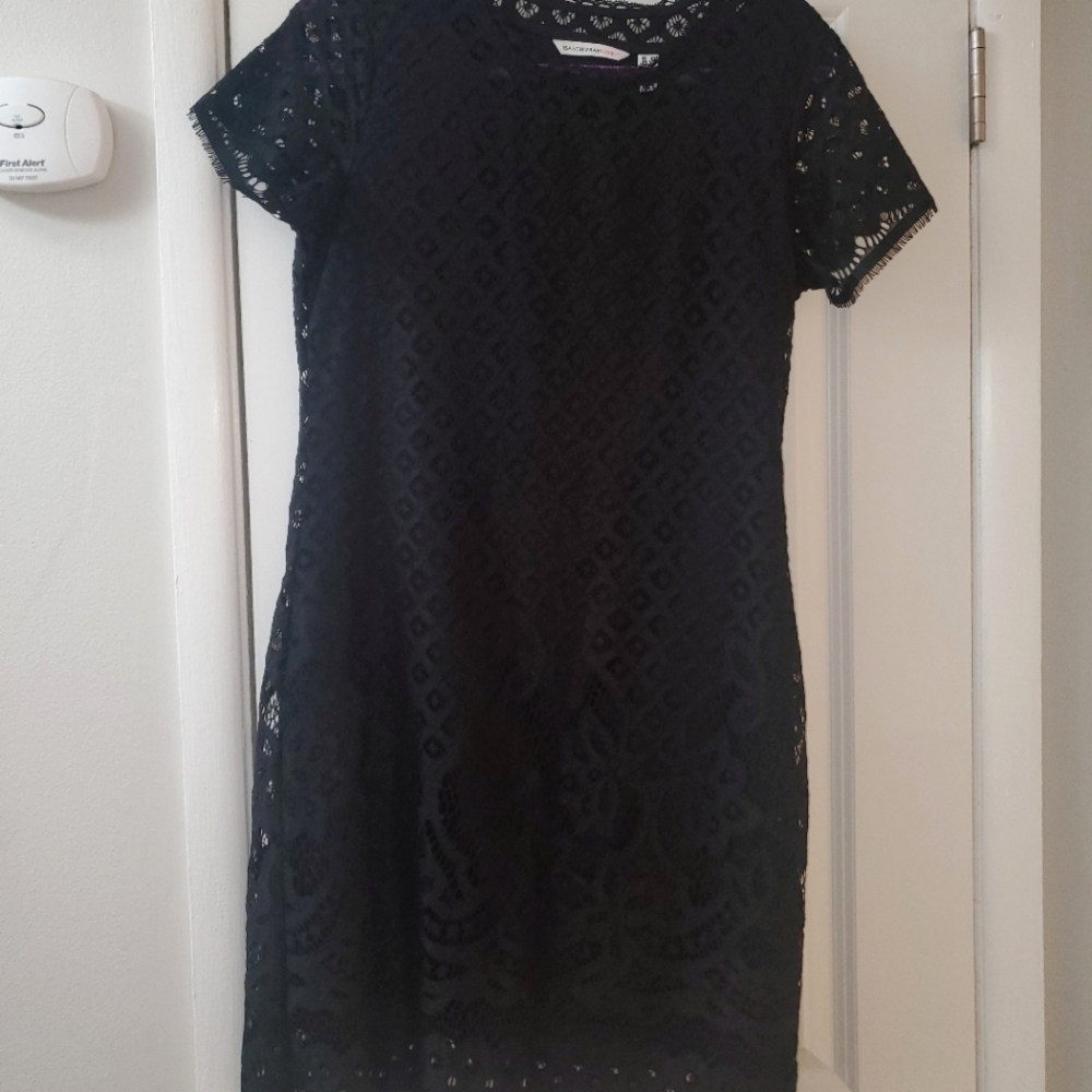 DONATED Black Lace Dress (runs large)